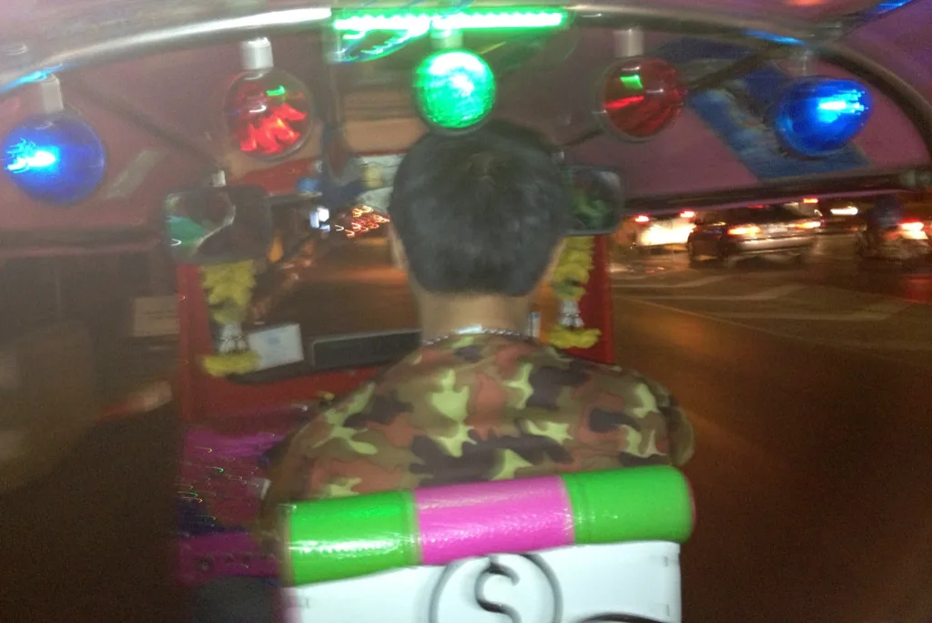 Tuk-tuk na Khao San road
