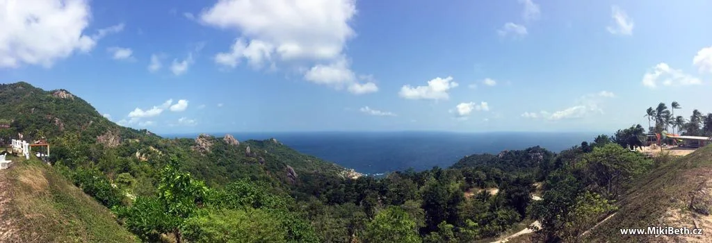 výhled na ostrově koh tao